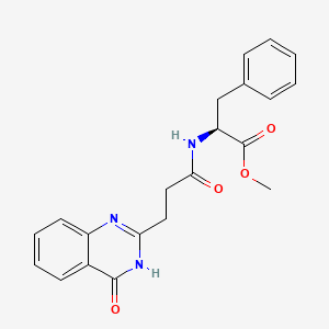 Methyl N-[3-(4-Oxo-3,4-Dihydroquinazolin-2-Yl)propanoyl]-L-Phenylalaninate