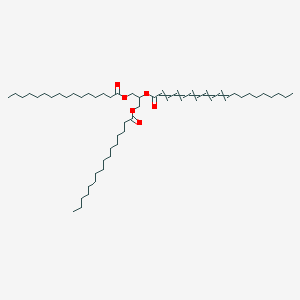 molecular formula C55H96O6 B10815305 1,3-Dipalmitoyl-2-eicosapentaenoyl-rac-glycerol 