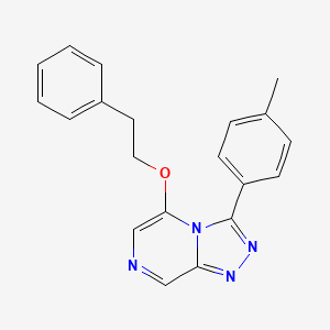 3-(4-Methylphenyl)-5-(2-phenylethoxy)-[1,2,4]triazolo[4,3-a]pyrazine