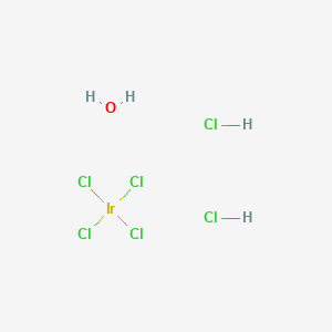 Tetrachloroiridium;hydrate;dihydrochloride