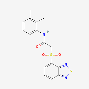 2-(2,1,3-Benzothiadiazole-4-sulfonyl)-N-(2,3-dimethylphenyl)acetamide