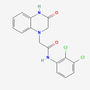 N-(2,3-Dichlorophenyl)-2-(3-oxo-3,4-dihydroquinoxalin-1(2H)-yl)acetamide