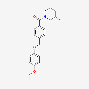 (4-((4-Ethoxyphenoxy)methyl)phenyl)(3-methylpiperidin-1-yl)methanone