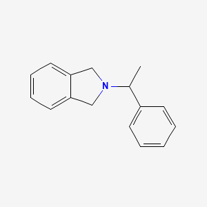 molecular formula C16H17N B10816154 2-(1-phenylethyl)-2,3-dihydro-1H-isoindole 