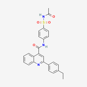 molecular formula C26H23N3O4S B10816181 Flaviviruses-IN-3 