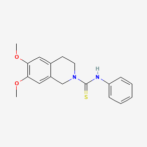 6,7-dimethoxy-N-phenyl-3,4-dihydroisoquinoline-2(1H)-carbothioamide