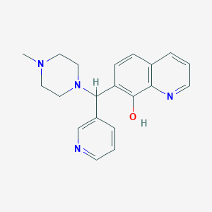 7-((4-Methylpiperazin-1-yl)(pyridin-3-yl)methyl)quinolin-8-ol