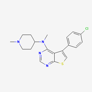 molecular formula C19H21ClN4S B10817092 H4R antagonist 3 