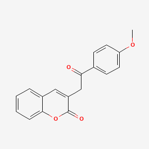 3-(2-(4-Methoxyphenyl)-2-oxoethyl)-2H-chromen-2-one