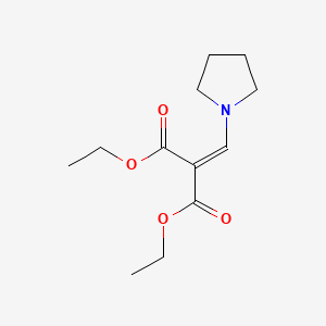 molecular formula C12H19NO4 B10817207 Diethyl (1-pyrrolidinemethylene)malonate CAS No. 55133-78-3