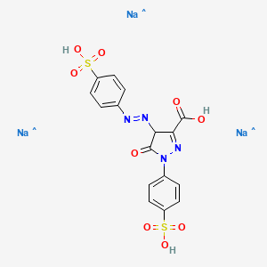 molecular formula C16H12N4Na3O9S2 B10817244 CID 131850547 