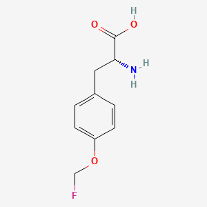 molecular formula C10H12FNO3 B10817408 D-Fluoromethyltyrosine CAS No. 1425057-59-5