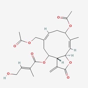 molecular formula C24H30O9 B10817428 Eupalinolide I 