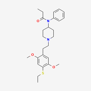 N-(1-(4-(Ethylthio)-2,5-dimethoxyphenethyl)piperidin-4-yl)-N-phenylpropionamide