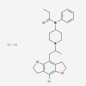 molecular formula C27H34BrClN2O3 B10817501 N-(3C-B-fly) Fentanyl hydrochloride 