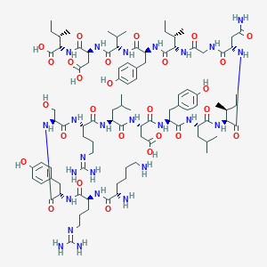 molecular formula C97H153N25O27 B10817559 Mansc (415-431) 