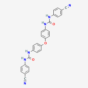 1-(4-Cyanophenyl)-3-[4-[4-[(4-cyanophenyl)carbamoylamino]phenoxy]phenyl]urea