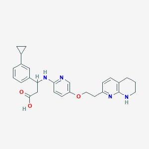 molecular formula C27H30N4O3 B10817623 Integrin-IN-2 