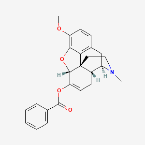 molecular formula C25H25NO4 B10817641 Benzhydrocodone CAS No. 1259440-61-3