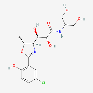 molecular formula C16H21ClN2O7 B10817668 Leptazoline B 