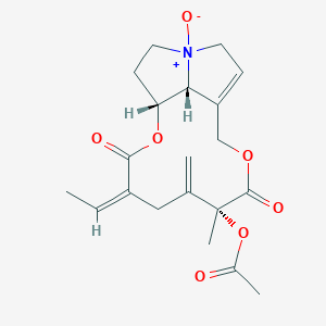 molecular formula C20H25NO7 B10817754 acetylseneciphylline N-oxide 