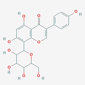 molecular formula C21H20O10 B10817760 3-Genistein-8-C-glucoside 