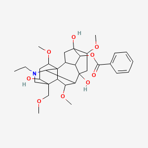 molecular formula C32H45NO9 B10817790 Ludaconitine 