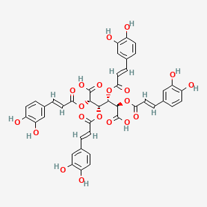 (2R,3S,4S,5S)-2,3,4,5-Tetrakis(((E)-3-(3,4-dihydroxyphenyl)acryloyl)oxy)hexanedioic acid