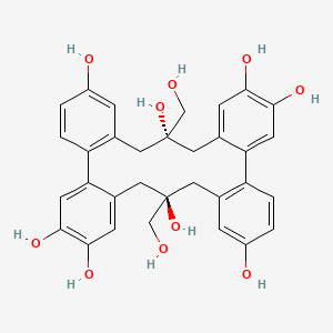 (9R,24S)-9,24-bis(hydroxymethyl)pentacyclo[24.4.0.02,7.011,16.017,22]triaconta-1(26),2,4,6,11(16),12,14,17,19,21,27,29-dodecaene-4,5,9,13,19,20,24,28-octol