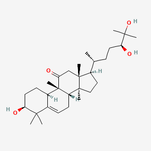 (3S,8S,9R,10R,13R,14S,17R)-17-[(2R,5S)-5,6-dihydroxy-6-methylheptan-2-yl]-3-hydroxy-4,4,9,13,14-pentamethyl-1,2,3,7,8,10,12,15,16,17-decahydrocyclopenta[a]phenanthren-11-one