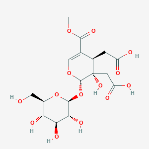 molecular formula C17H24O14 B10818027 Nuezhenidic acid 