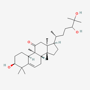 (3S,8S,9S,10R,13S,14R,17R)-17-[(2R)-5,6-dihydroxy-6-methylheptan-2-yl]-3-hydroxy-4,4,9,13,14-pentamethyl-1,2,3,7,8,10,12,15,16,17-decahydrocyclopenta[a]phenanthren-11-one