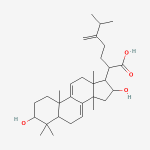 2-(3,16-dihydroxy-4,4,10,13,14-pentamethyl-2,3,5,6,12,15,16,17-octahydro-1H-cyclopenta[a]phenanthren-17-yl)-6-methyl-5-methylideneheptanoic acid