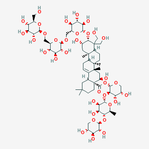 molecular formula C64H104O34 B10818106 Deapi-platycoside E 