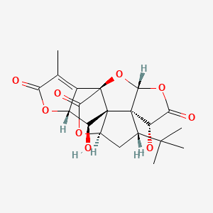 molecular formula C20H22O9 B10818180 Ginkgolide K [WHO-DD] CAS No. 153355-70-5