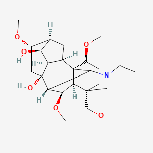 molecular formula C25H41NO6 B10818186 Chasmanine 