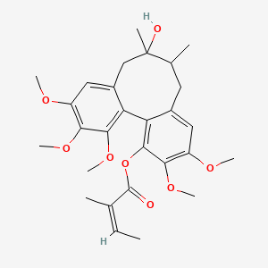 molecular formula C28H36O8 B10818263 Angeloylgomisin 