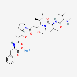 molecular formula C39H64N5NaO8 B10818415 MMAF sodium 