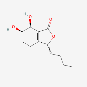 (6R,7S)-3-butylidene-6,7-dihydroxy-4,5,6,7-tetrahydro-2-benzofuran-1-one