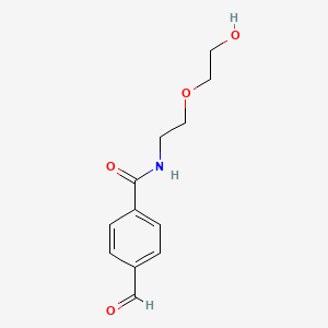 4-formyl-N-(2-(2-hydroxyethoxy)ethyl)benzamide