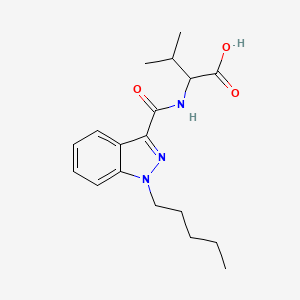 molecular formula C18H25N3O3 B10820140 AMB butanoic acid metabolite 