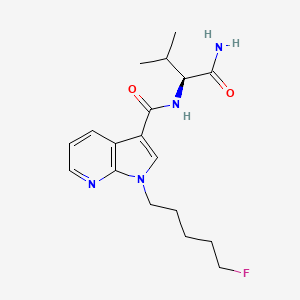 N-[(2S)-1-amino-3-methyl-1-oxobutan-2-yl]-1-(5-fluoropentyl)pyrrolo[2,3-b]pyridine-3-carboxamide