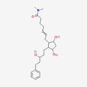 7-[3,5-dihydroxy-2-(3-hydroxy-5-phenylpentyl)cyclopentyl]-N,N-dimethylhept-5-enamide