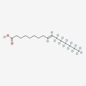 Palmitelaidic acid-d13