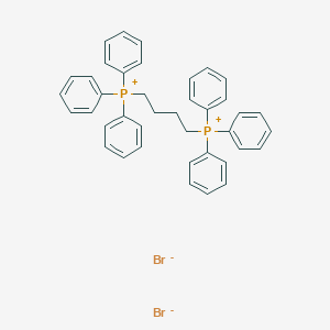 molecular formula C40H38Br2P2 B108207 Tetramethylenebis(triphenylphosphonium) dibromide CAS No. 15546-42-6