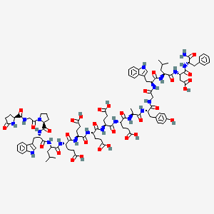 molecular formula C98H126N20O31 B10821309 [Leu15]-Gastrin I (human) 