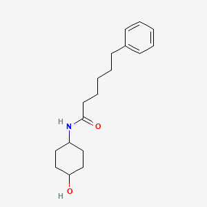 molecular formula C18H27NO2 B10821504 N-(trans-4-Hydroxycyclohexyl)-6-phenylhexanamide 