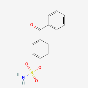 molecular formula C13H11NO4S B10821730 (4-benzoylphenyl) sulfamate 