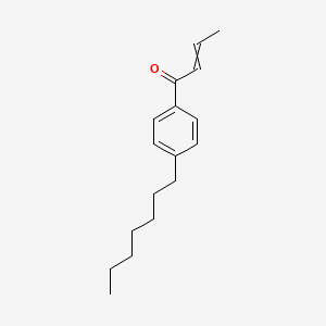 molecular formula C17H24O B10821797 1-(4-Heptyl-phenyl)-but-2-en-1-one 