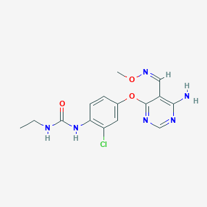 molecular formula C15H17ClN6O3 B10821805 Vegfr-2 